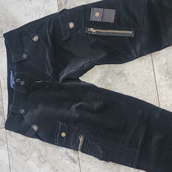 RALPH LAUREN 100%CCOTTON CORDUROY STRUCTURED CARGO TYPE MADE IN HONG KONG PANTS - Picture 3 of 14